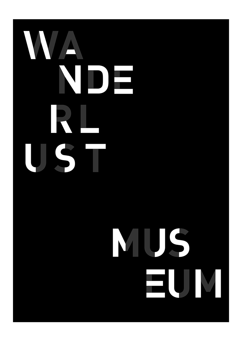 wanderlust museum poster